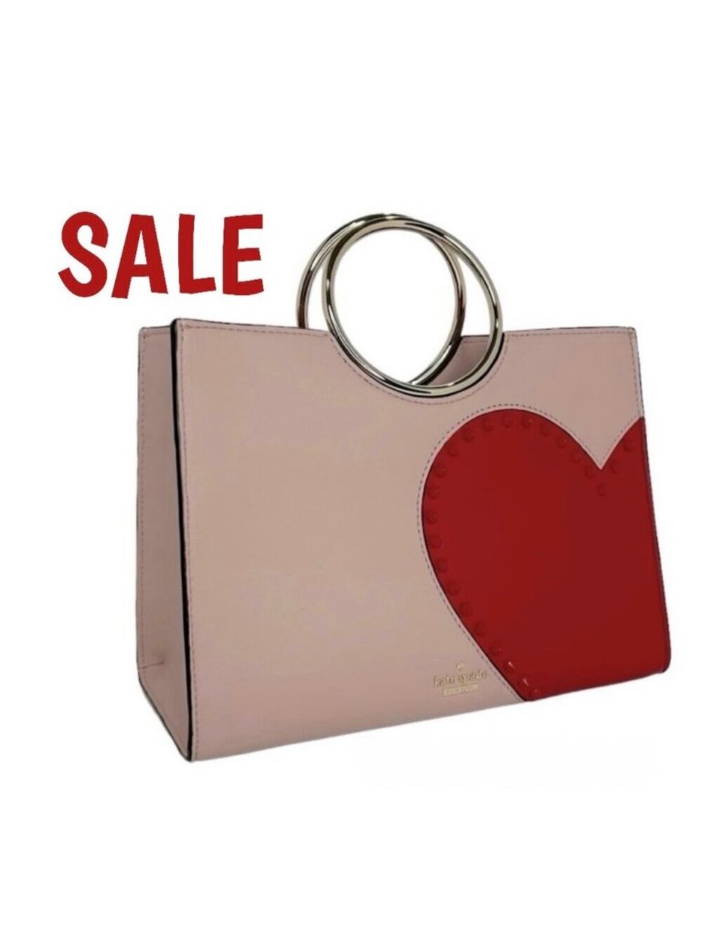 ♥️KATE SPADE♥️ NEW YORK Heart it Sam Purse Handbag Crossbody Pink Red Like new